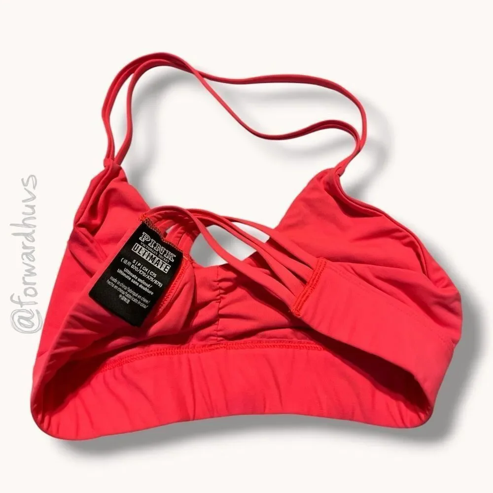 Victoria’s Secret PINK Ultimate Unlined Sports Bra – Size Small